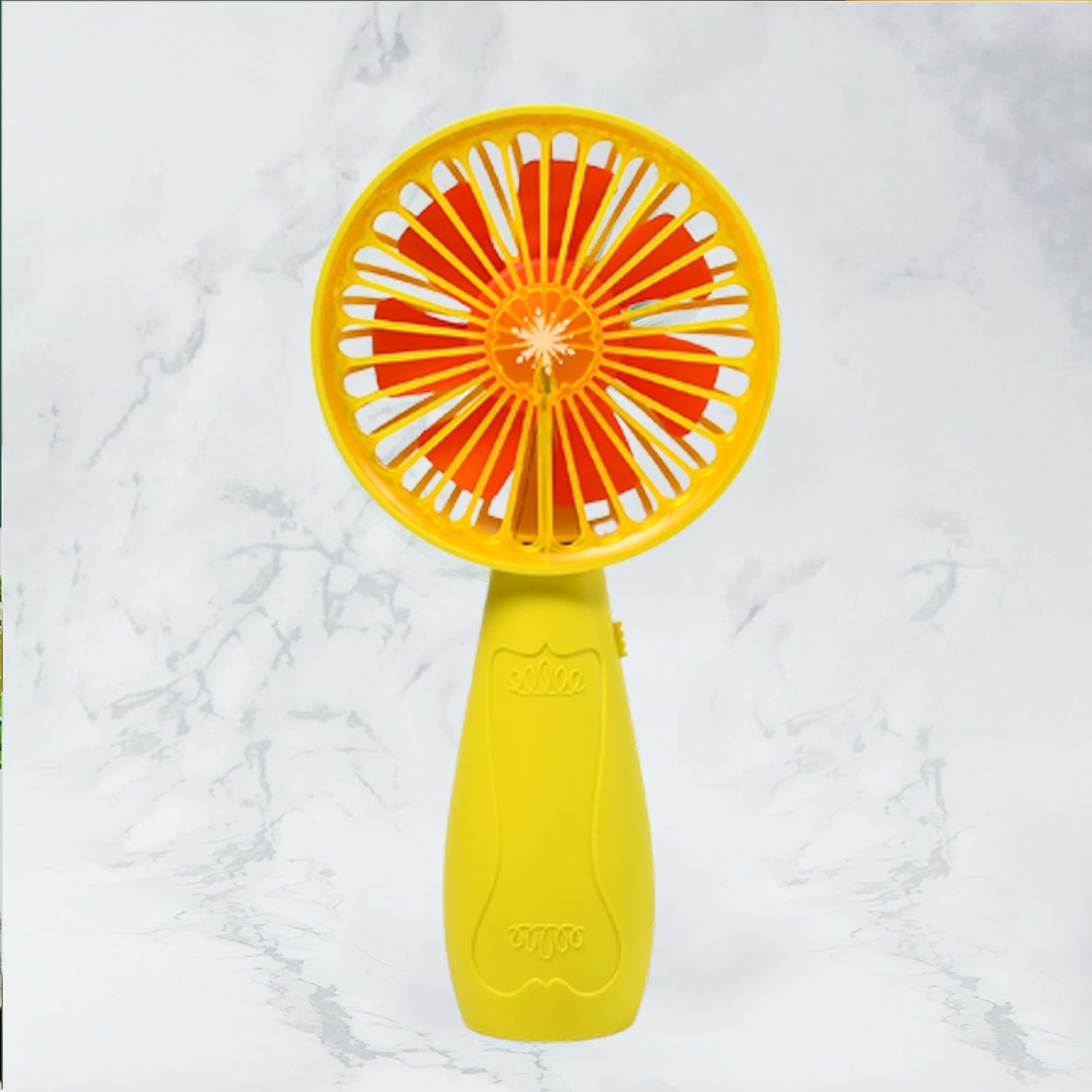 Foldable Handy Light Fans Rechargeable Handheld Mini Fan Electric Personal Fans Hand Bar Desktop Fan (Battery Not Include) - Springkart 