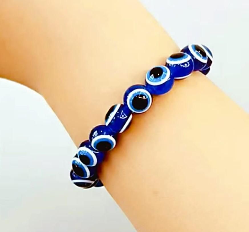Evil Eye Bracelet Blue Beads - Springkart 