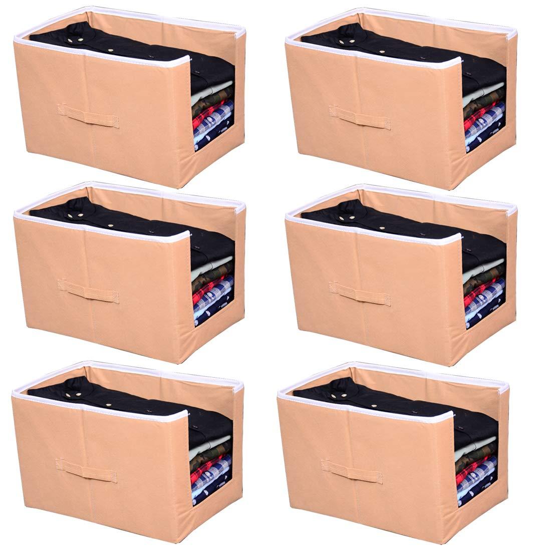 Closet Organizer-Foldable Shirts and Clothing Organizer Stackers(Pack of 6) - Springkart 