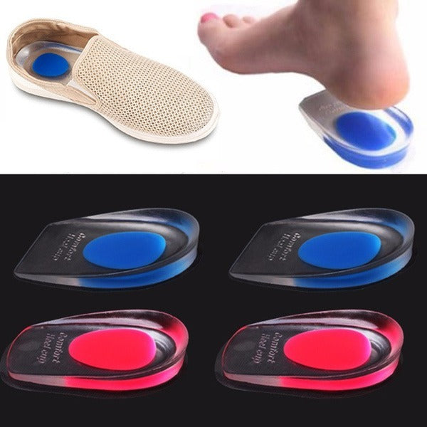 Gel Heel cups Silicon Heel Pad for Heel Ankle Pain - Springkart 