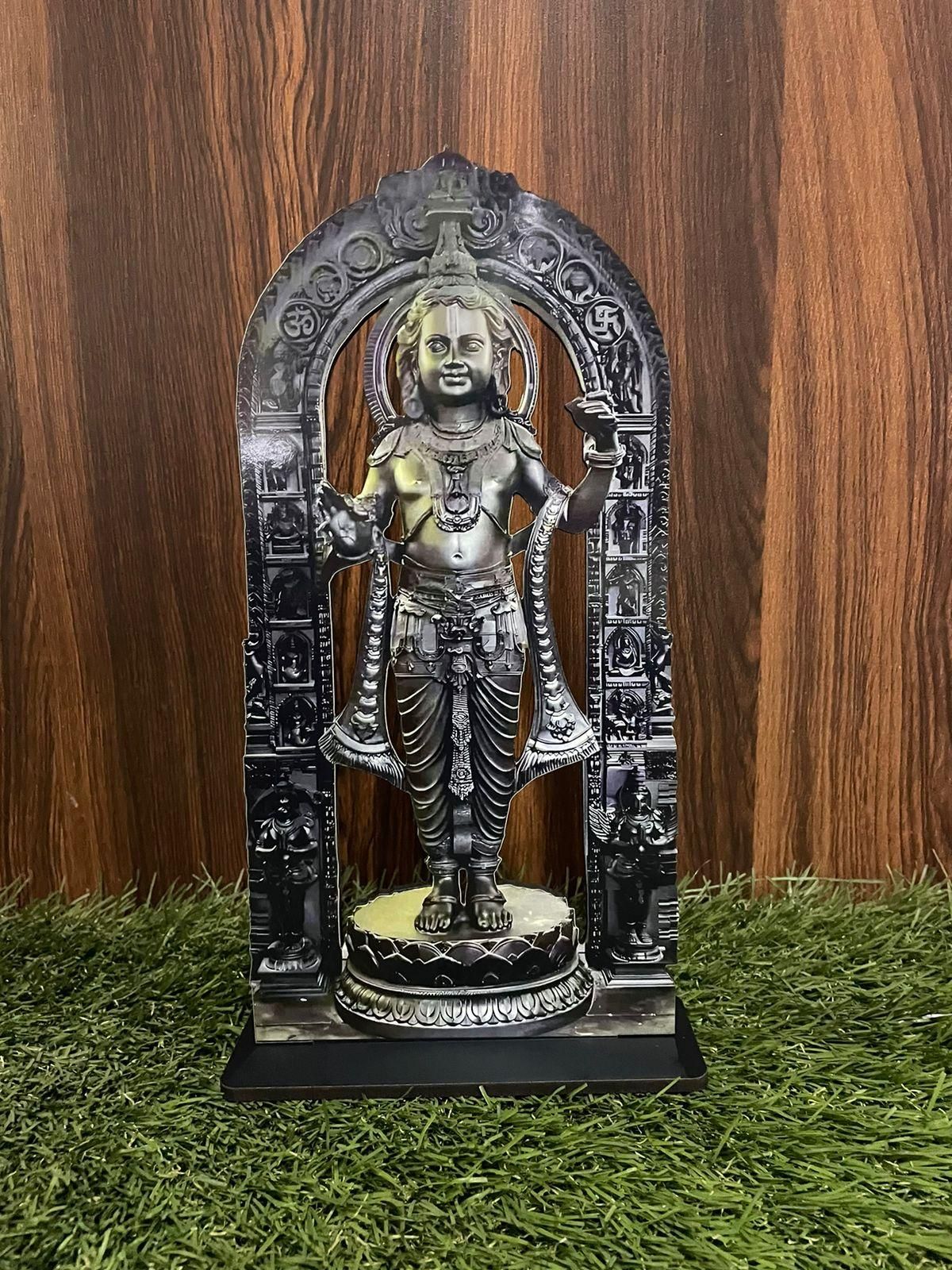 Ram Lalla MDF Cutout of Ram Lalla Statue in Ayodhya Mandir (2D) - Springkart 