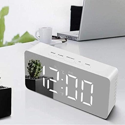 Digital Smart Back Light Table Mirror Alarm Clock - Springkart 