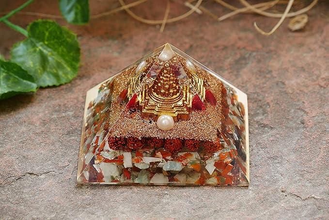 Originate Pyramid Shri Yantra With Rudraksha - Springkart 