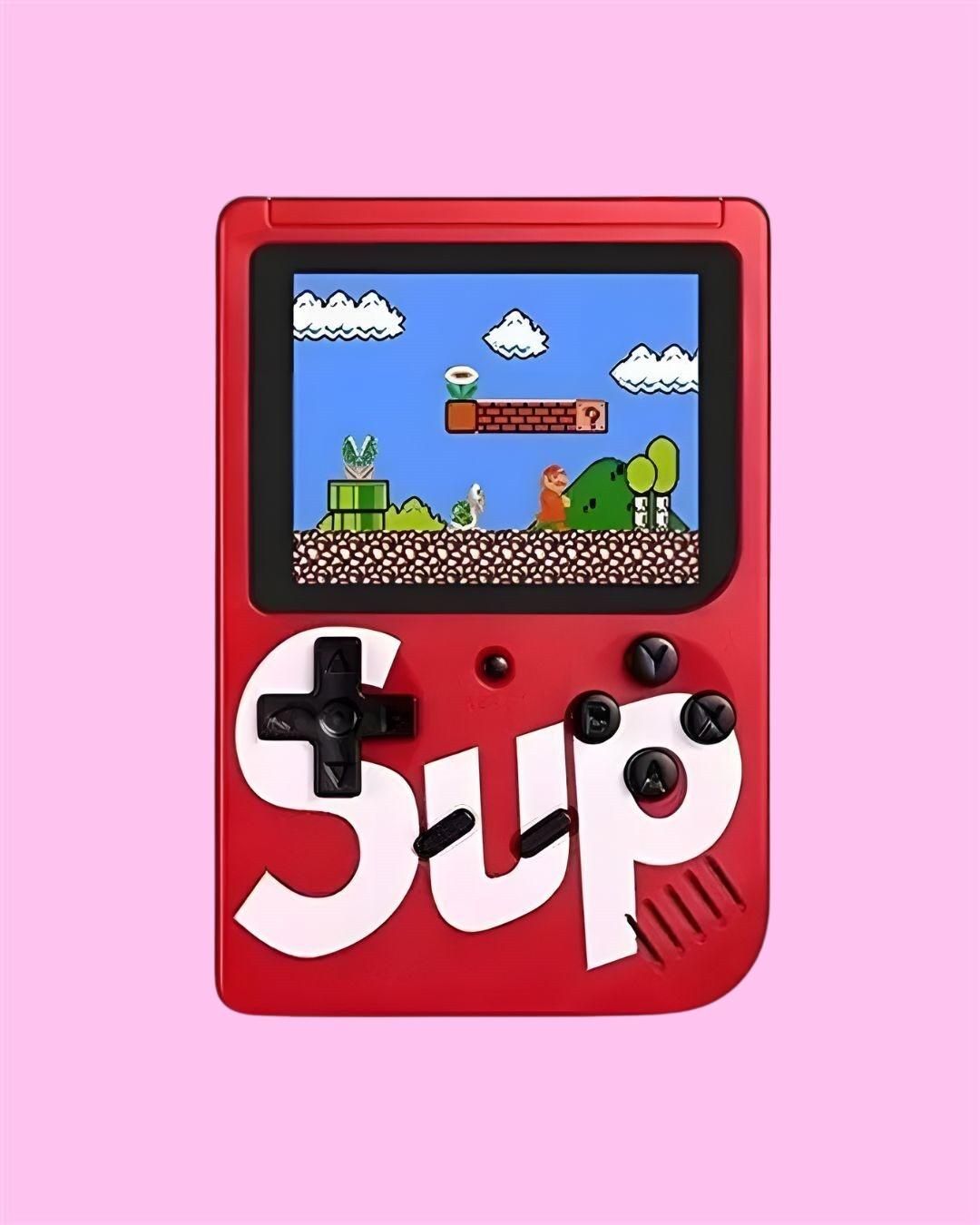 400 in 1 Sup Video Games Portable, Led Screen and USB Rechargeable, Handheld Console, Classic Retro Game Box Toy for Kids Boys & Girls (Multi Color ,1 pcs) - Springkart 