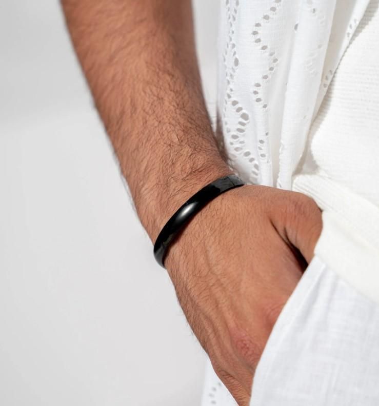 Stainless Steel Kada Bracelet For Men - Springkart 
