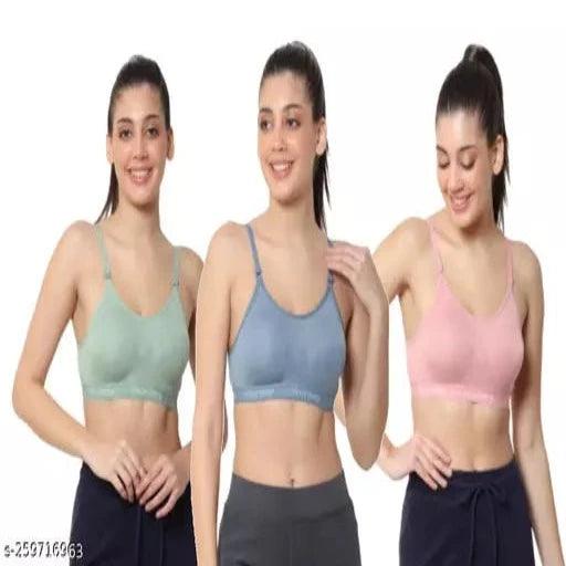 Comfy Women Bra (Pack of 3) - Springkart 