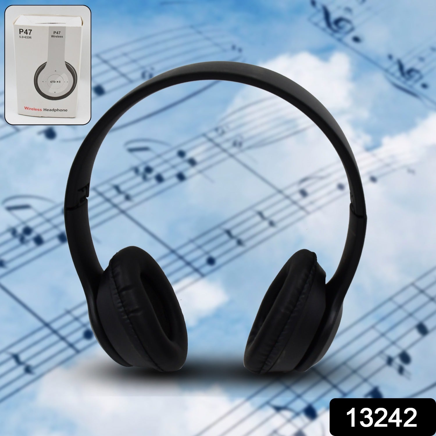 Foldable Wireless Headphone with Calling Function (1 Pc) - Springkart 