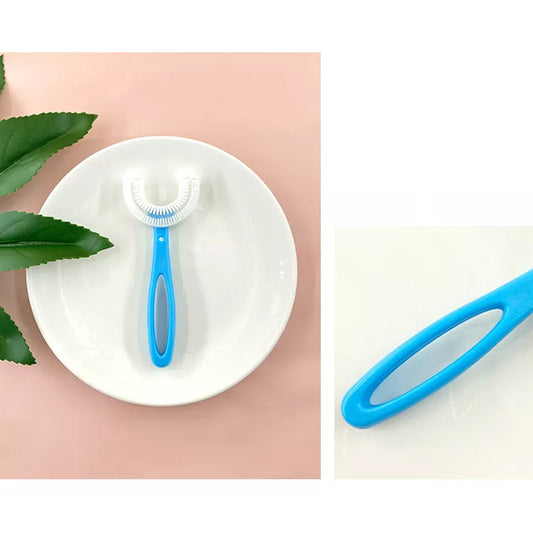 U-shaped toothbrush for kids