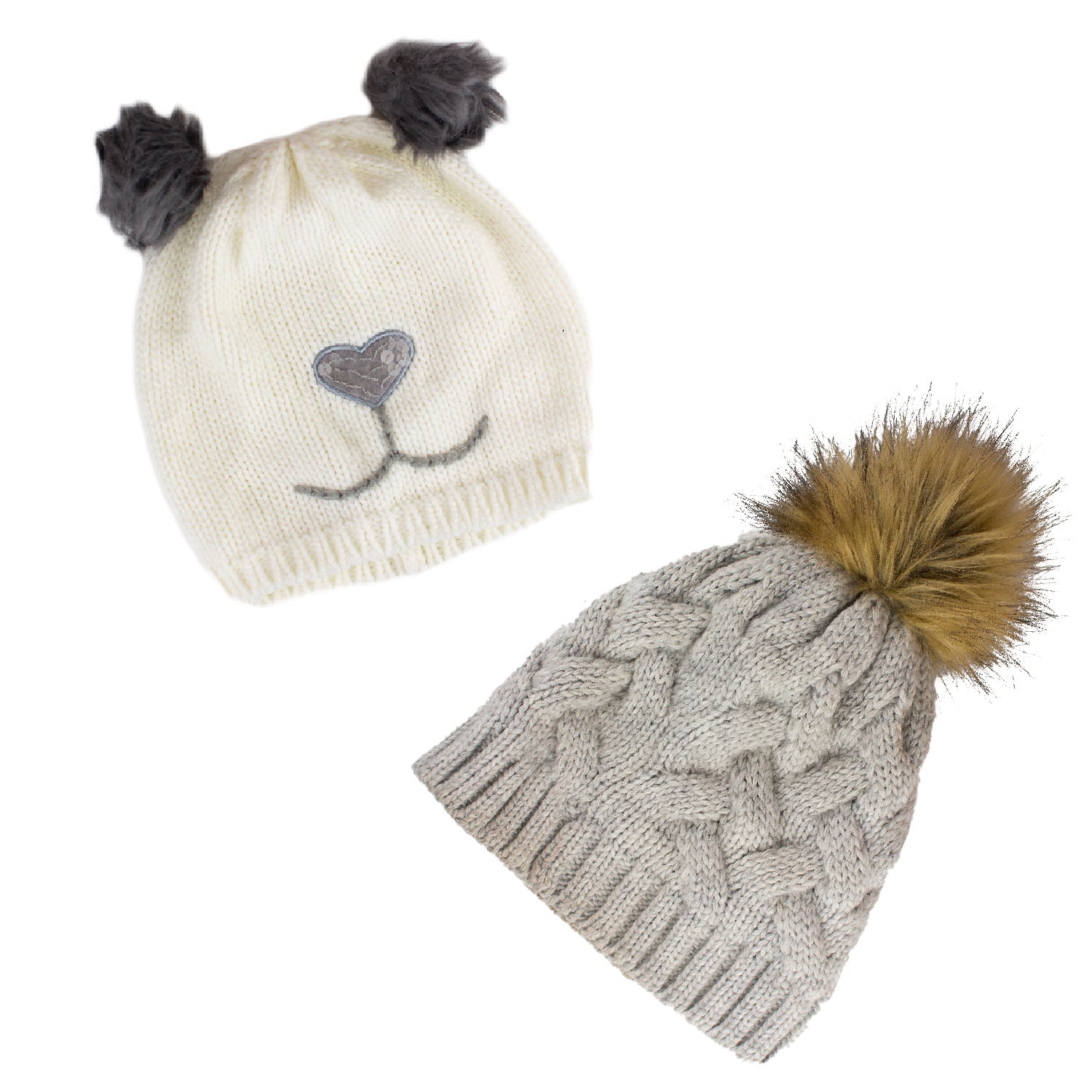 Mix Design Winter cap for Women Warm Thick Cotton Lining Skull Cap Warm Cap Outdoor Sports Hat for Ladies - Springkart 