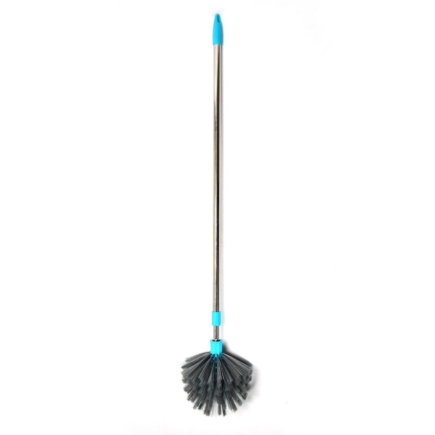 Cobweb Brush With Stainless Steel Strong Long Extendable Handle for Dusting, Ceiling Cobweb Cleaning, Brush for Lights, Fans & Webs Cleaning for Home / Kitchen - Springkart 