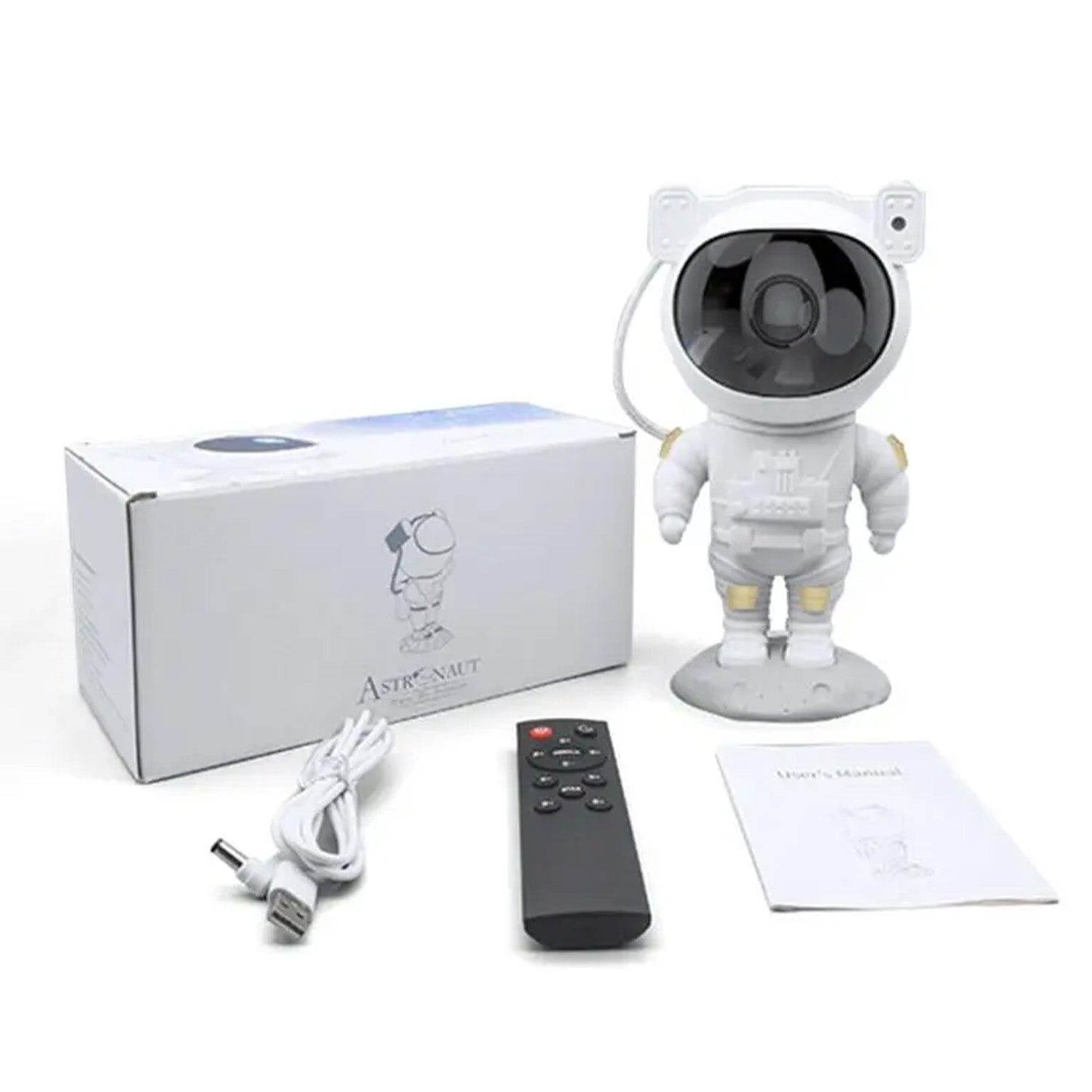 Robot Sky Space Stars Light Astronaut Galaxy Projector, Night lamp, Bedroom, Kids, Projector, Remote Control, Star Projector Will Take Children's to Explore The Vast Starry Sky for Adults, raksha bandhan, Diwali Gift - Springkart 