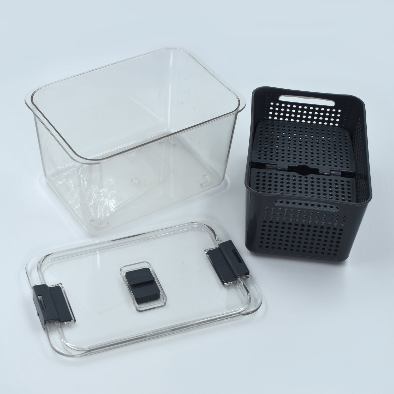 Fordable Silicone Kitchen Organizer Fruit Vegetable Baskets Folding Strainers - Springkart 