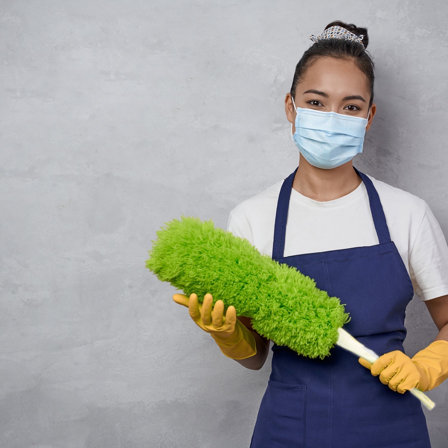 Microfiber Fold Duster used in all household and official places for cleaning and dusting purposes etc. - Springkart 