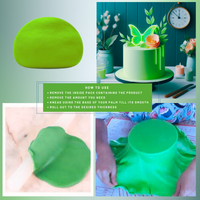 Neon Green Fondant | Edible Sugarpaste 250 Gm