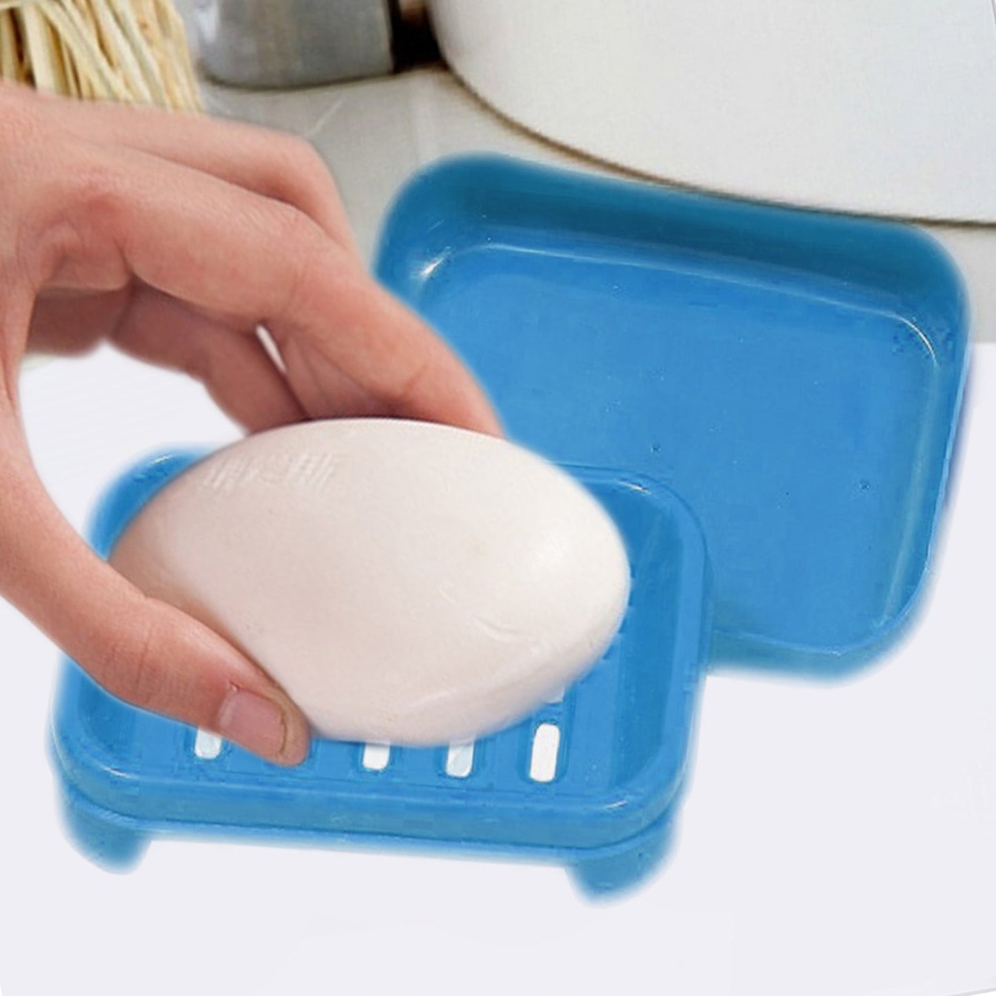 Covered Soap keeping Plastic Case for Bathroom use - Springkart 