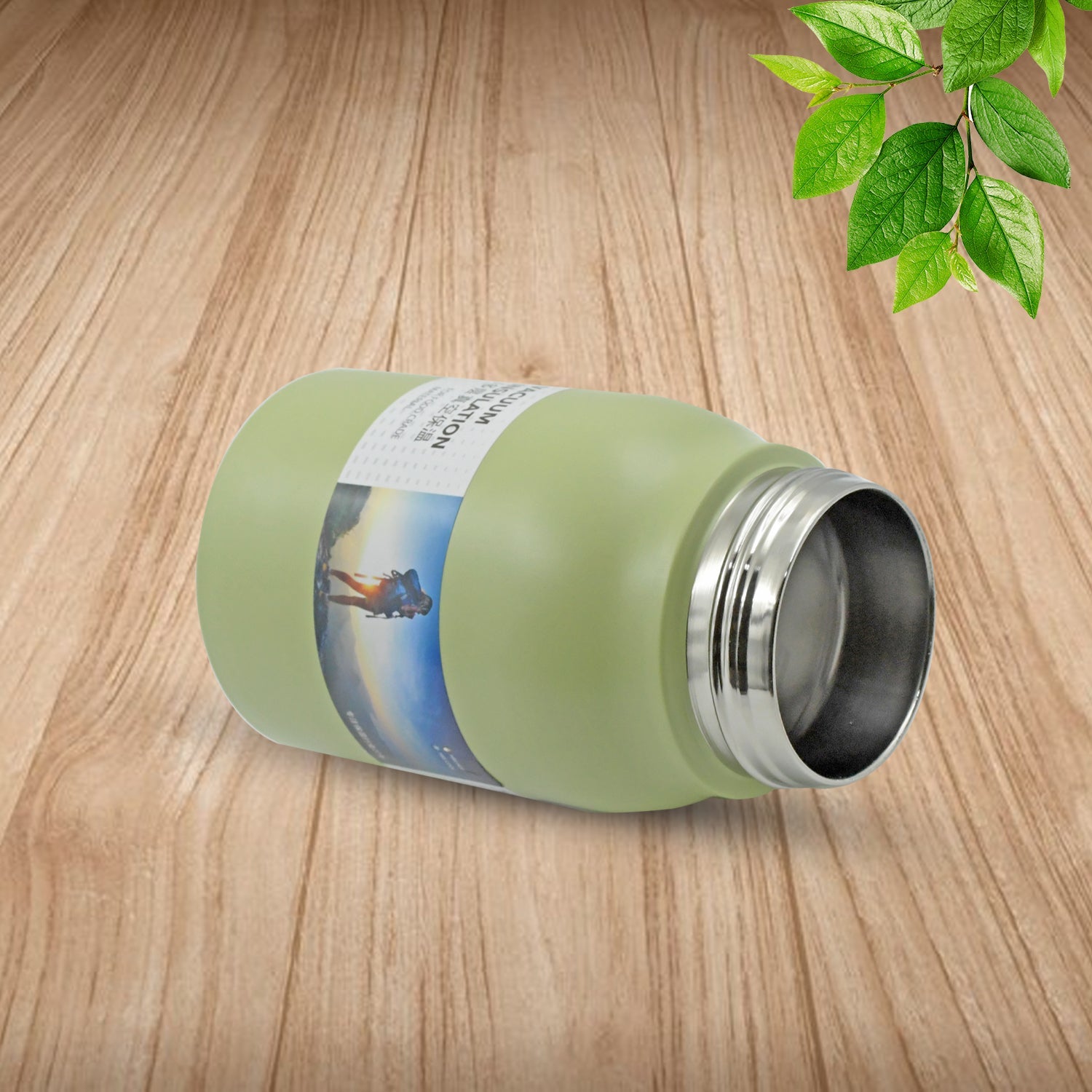 Premium Stainless Steel Vacuum Insulated Bottle Water Flask Vacuum Hot Cold For Kids / Travelling Water Bottle for Kids with Straw, Thermos For office / Gym /School (1000 ML) - Springkart 