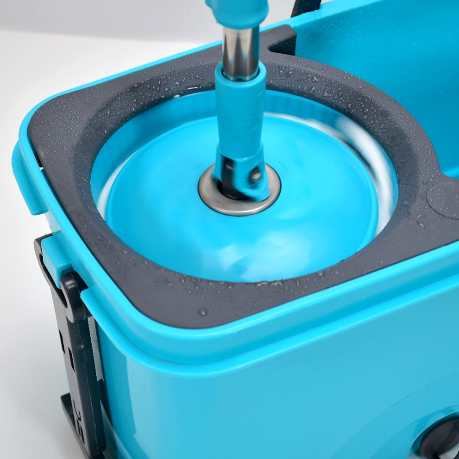 Quick Spin Mop Plastic spin, Bucket Floor Cleaning, Easy Wheels & Big Bucket, Floor Cleaning Mop with Bucket - Springkart 