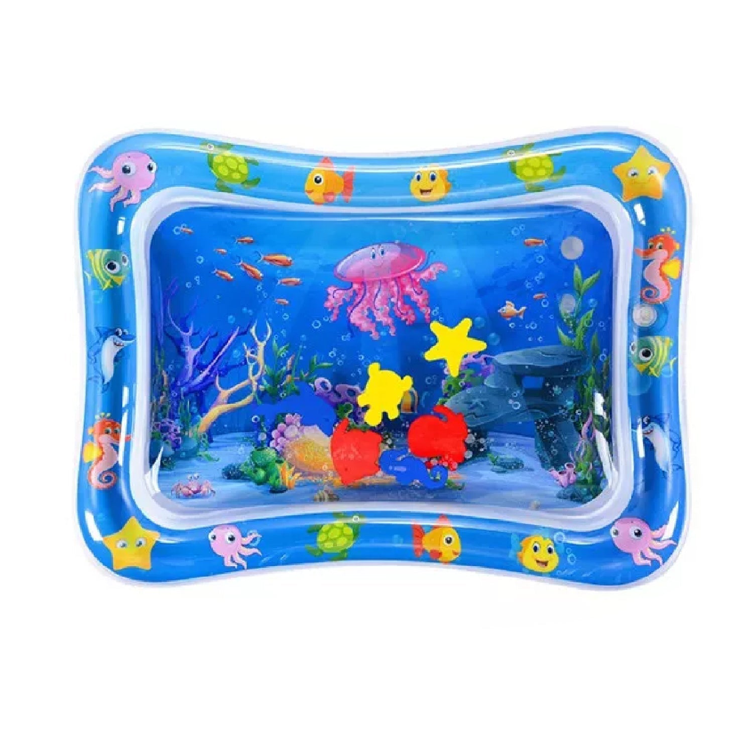 Mat, Baby Water Mat Inflatable Baby Play Mat Activity Center for Infant Baby Toys 3 to 15 Months, Baby Gifts for Boys Girls(Assorted Design) - Springkart 