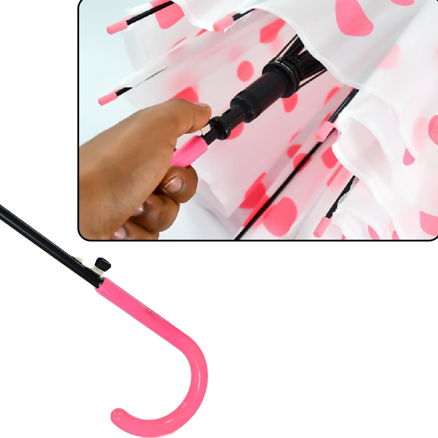 Dot Printed Umbrella for Men and Women Multicolor - Springkart 