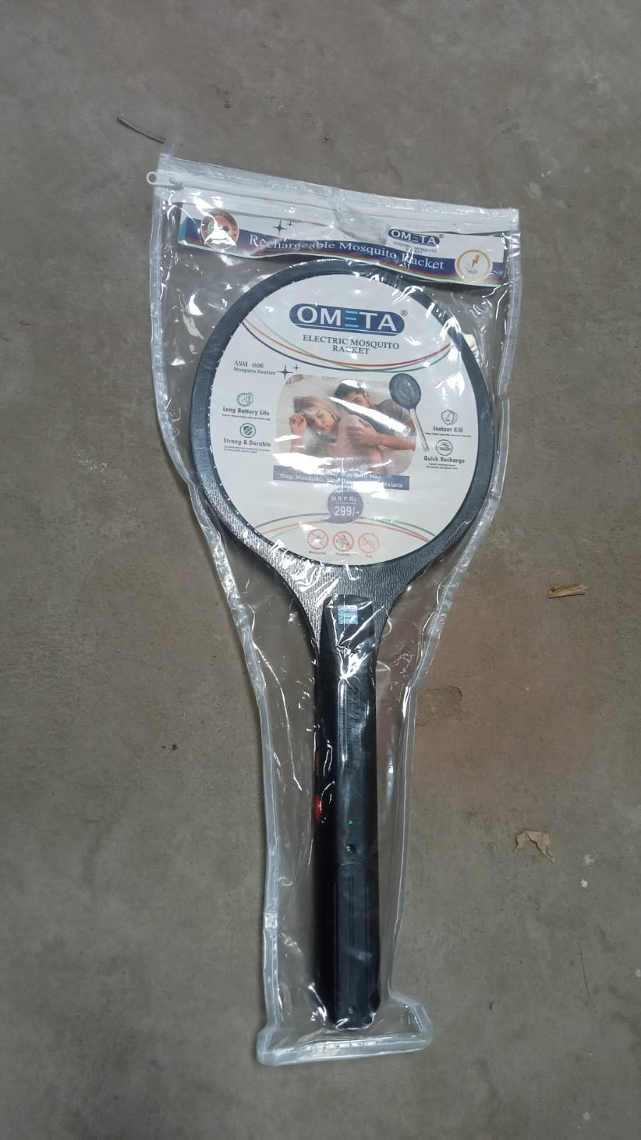 Mosquito Killer bat Electric Rechargeable swatter Killing Racket / Zapper Insect Killer - Springkart 