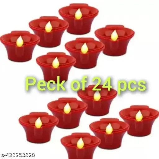 PACK OF 24 PCS WATER LED SENSOR DIYA