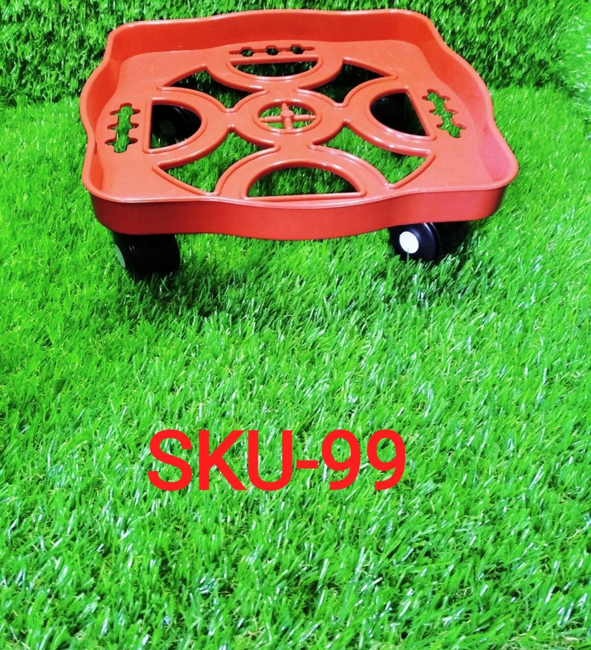 Square Plastic Gas Cylinder Trolley - Springkart 