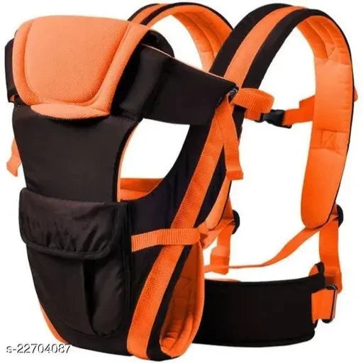 4 -in-1 Adjustable Baby Carrier Cum Kangaroo Bag PACK OF 1 ORANGE