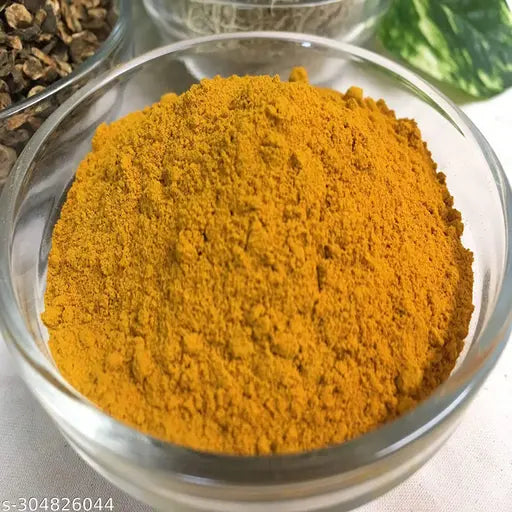 FORTUNATE Kasturi Turmeric Face Pack Powder 100gm/100% Natural And Pure/Kasturi Manjal/Amba Haldi/Jangli Haldi/Best For Face And Skin/Free Mitti Powder 100gm - Springkart 