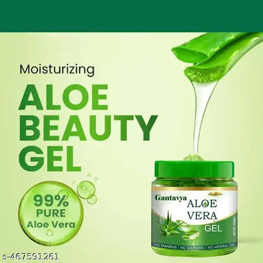 Gantavya Aloevera Face Beauty Gel - 220gm pack of 2