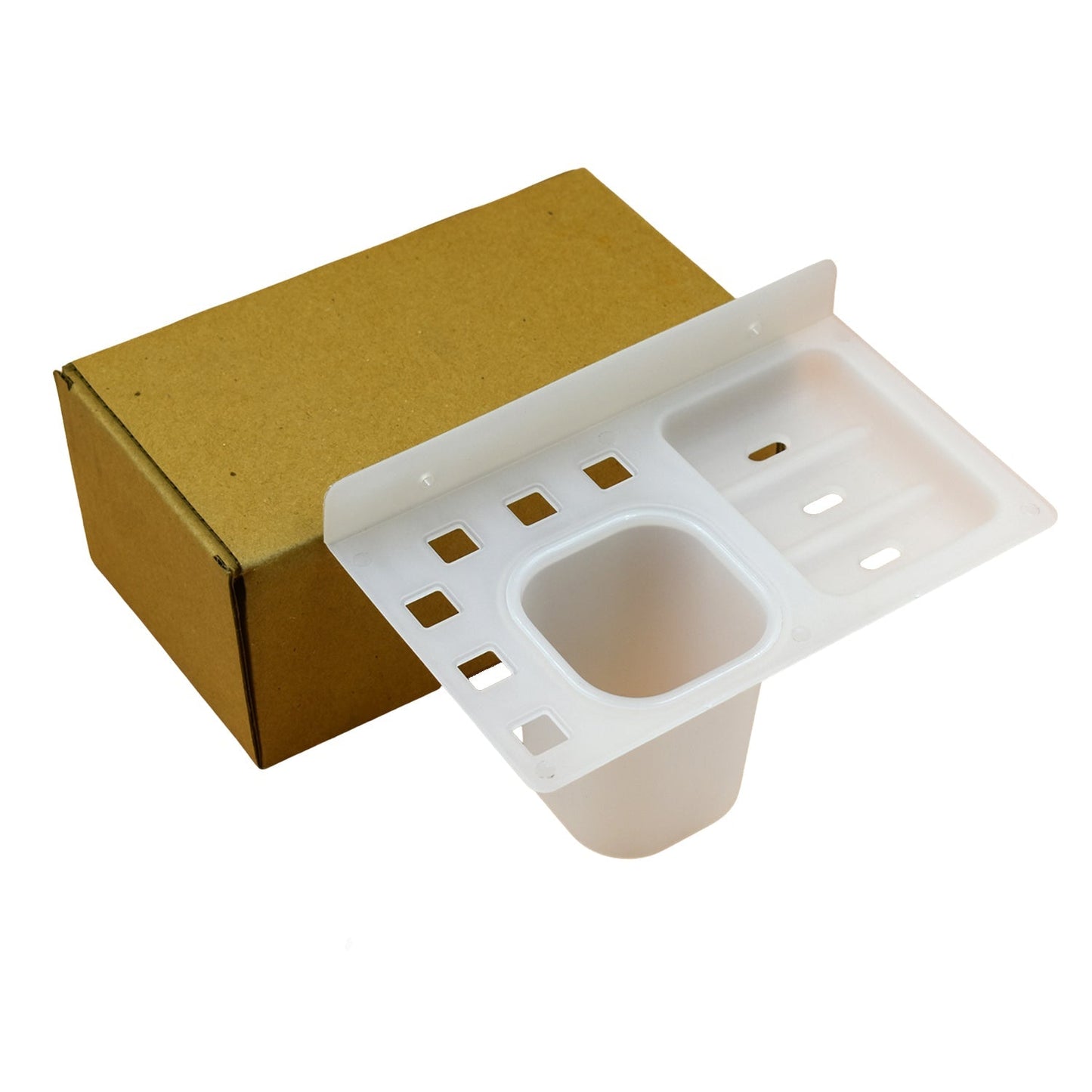 3 in 1 Plastic Soap Dish and plastic soap dish tray used in bathroom and kitchen purposes. - Springkart 