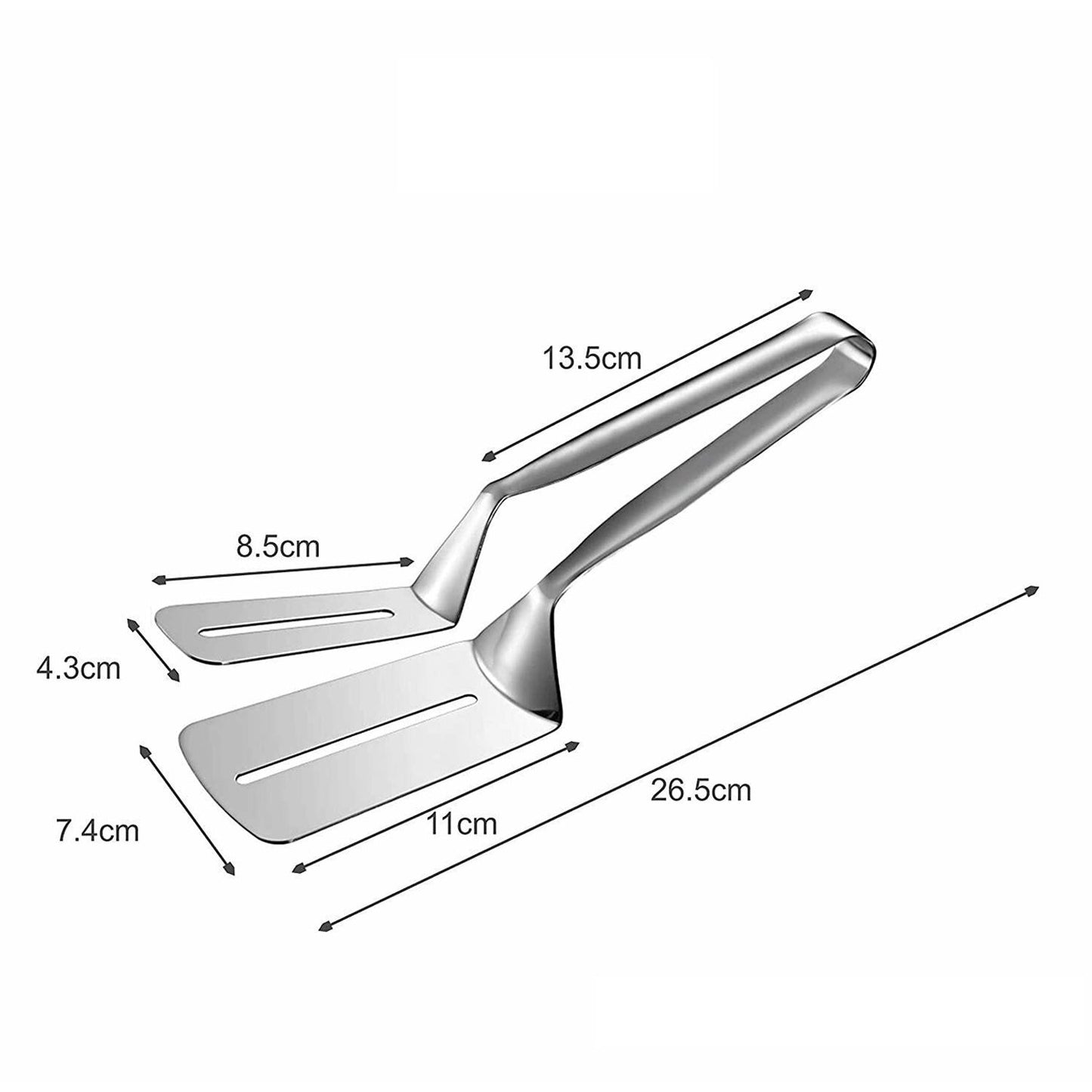 MULTIFUNCTION COOKING SERVING TURNER FRYING FOOD TONG. STAINLESS STEEL STEAK CLIP CLAMP BBQ KITCHEN TONG. - Springkart 