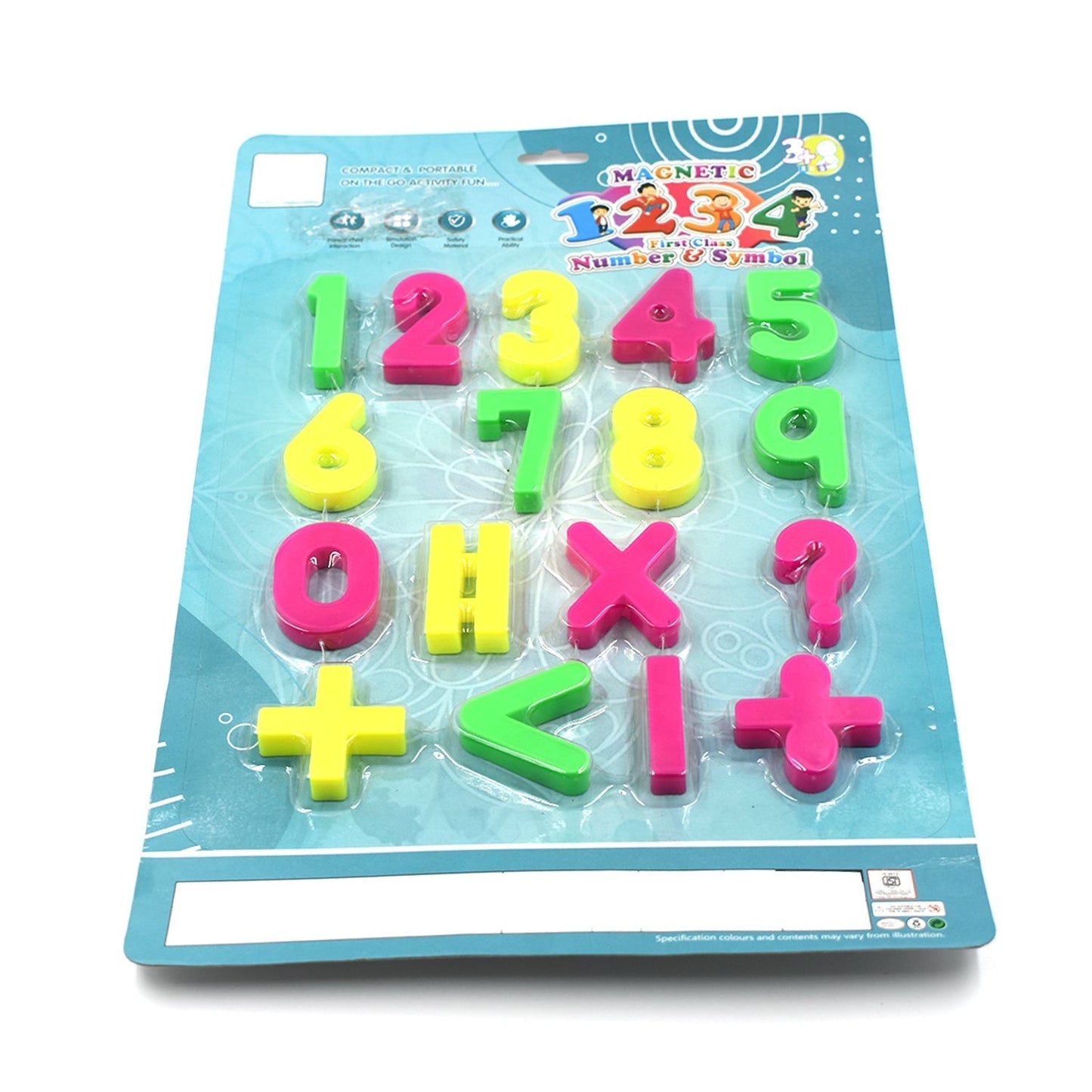 AT42 Magnetic Number Symbol Baby Toy and game for kids and babies for playing and enjoying purposes. - Springkart 