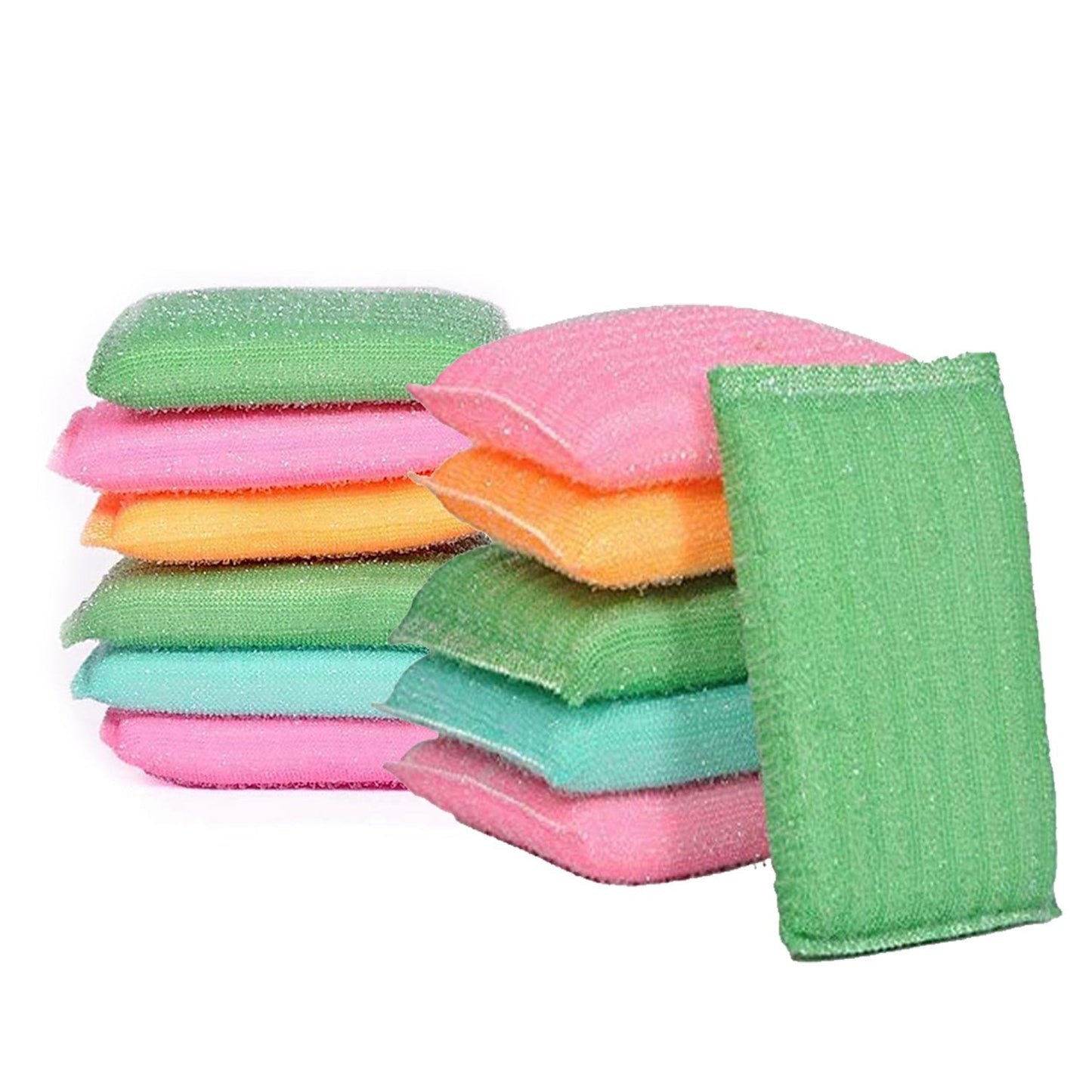 Scratch Proof Kitchen Utensil Scrubber Pad (Pack of 12) - Springkart 