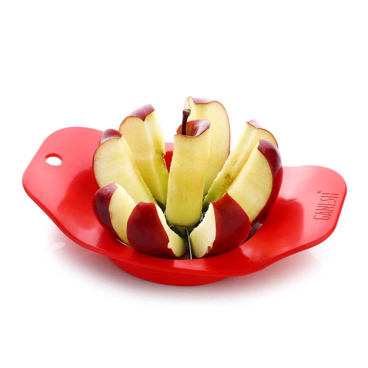 Ganesh Plastic & Stainless Steel Apple cutter (colors may vary) - Springkart 