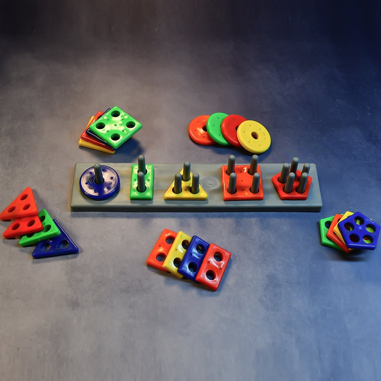 Geometric Brick - 5 Angle Matching Column Blocks for Kids - Preschool Educational Learning Toys. - Springkart 
