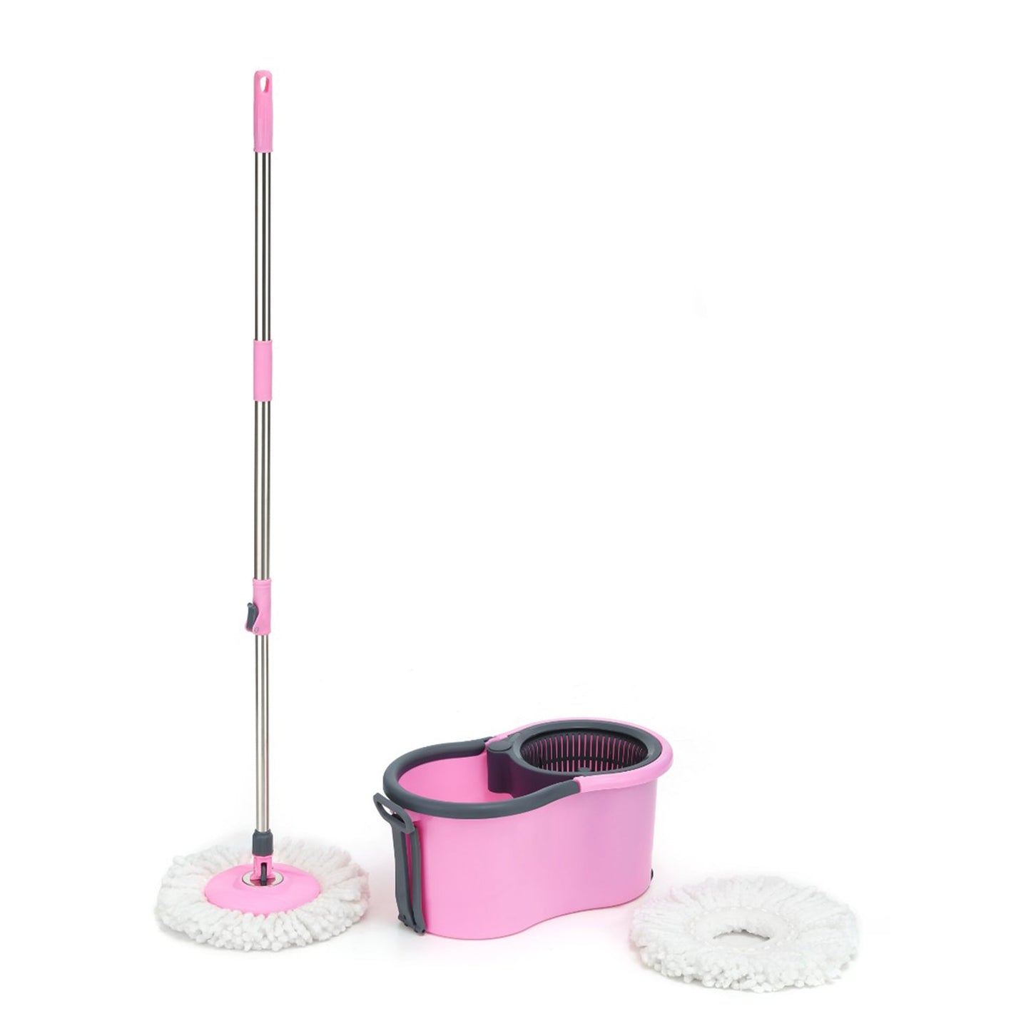 Quick Spin Mop Plastic spin, Bucket Floor Cleaning, Easy Wheels & Big Bucket, Floor Cleaning Mop with Bucket - Springkart 