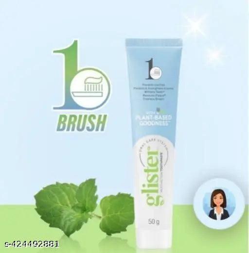 Glister Multi Action toothpaste with plant based goodness_50gm Glister whitening Toothpaste PACK OF 2