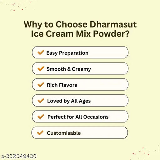 Instant Vanilla Ice Cream Powder 100gm* Pack of 3