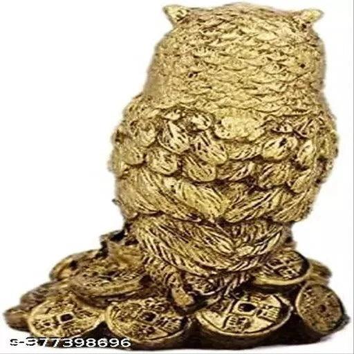 "MORATER" Feng Shui Owl for Money and Wisdom Showpiece - 10 cm - Springkart 