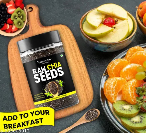Raw Chia Seeds for weight loss | Rich in Protein, Fiber, Calcium, and -3 Fatty acids 950GM - Springkart 