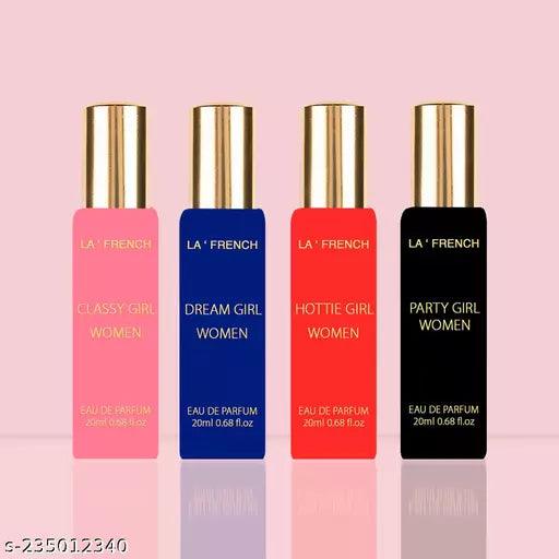 La French Organic Luxury Perfumes Gift Set 4x20 ML for her - Springkart 