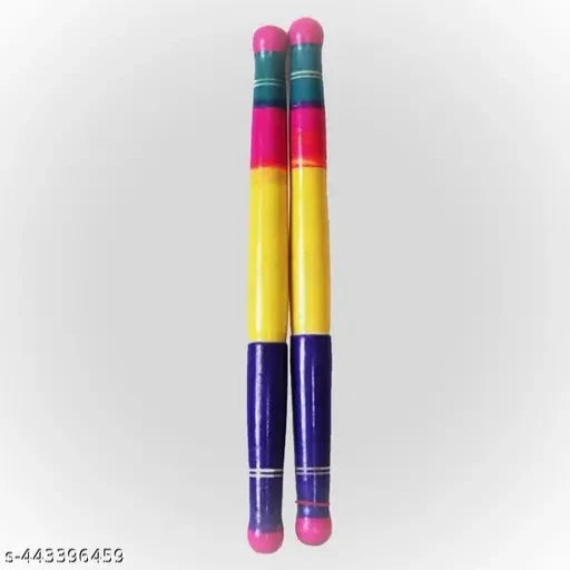 Multicolor Dandiya Sticks 33cm For Garba Dance Nights Celebration Navratri