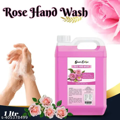 ROSE HAND WASH FOR MAN AND WOMAN 1000ML(pack of 1) - Springkart 