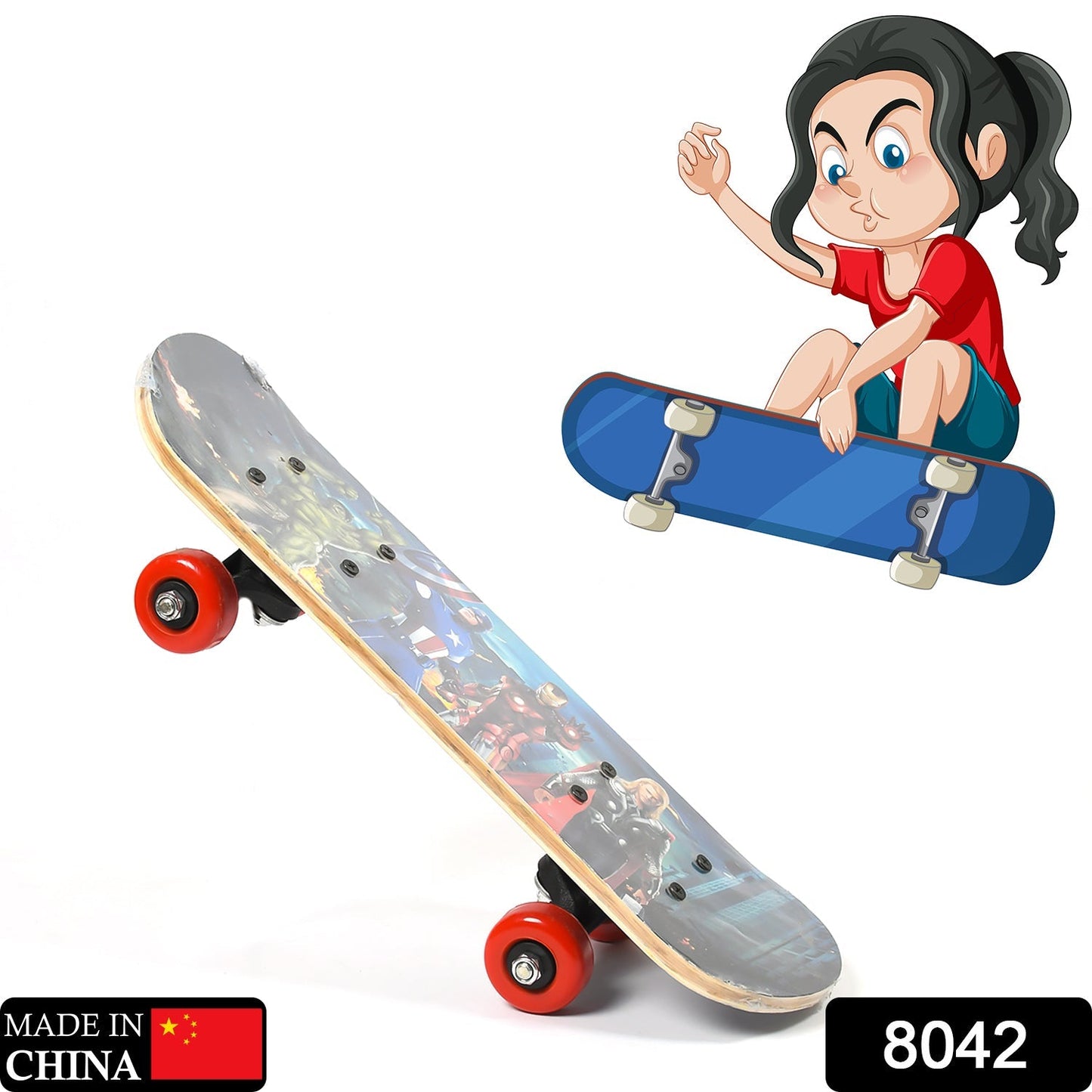 Lightweight Wood Skateboard for Kids, Teens, Adults - Springkart 