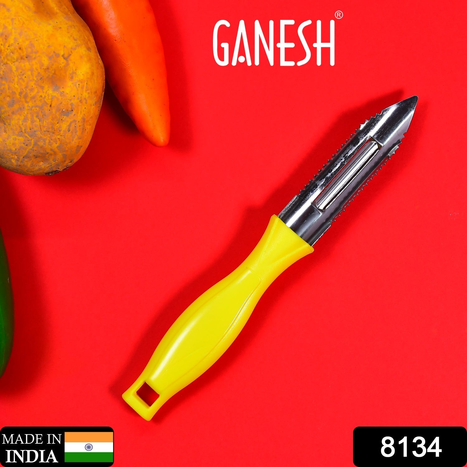 Ganesh Stainless Steel Classic Peeler - Springkart 