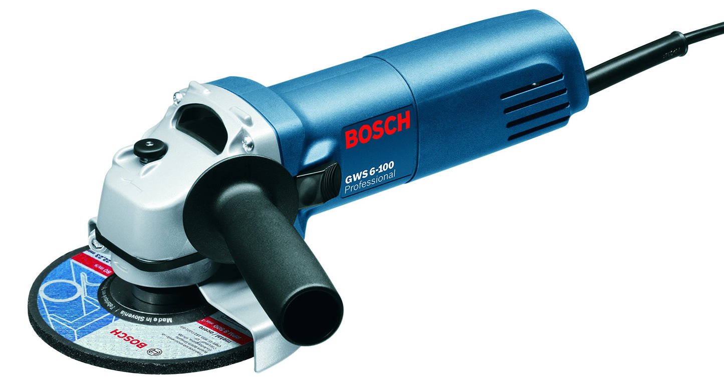 BOSCH Professional GWS 600 Angle Grinder | 670W Power | No-load Speed of 11000 RPM | Versatile Cutting and Grinding Tool | M10 Grinding Spindle Thread | 100 mm Disc | 1 Year Warranty