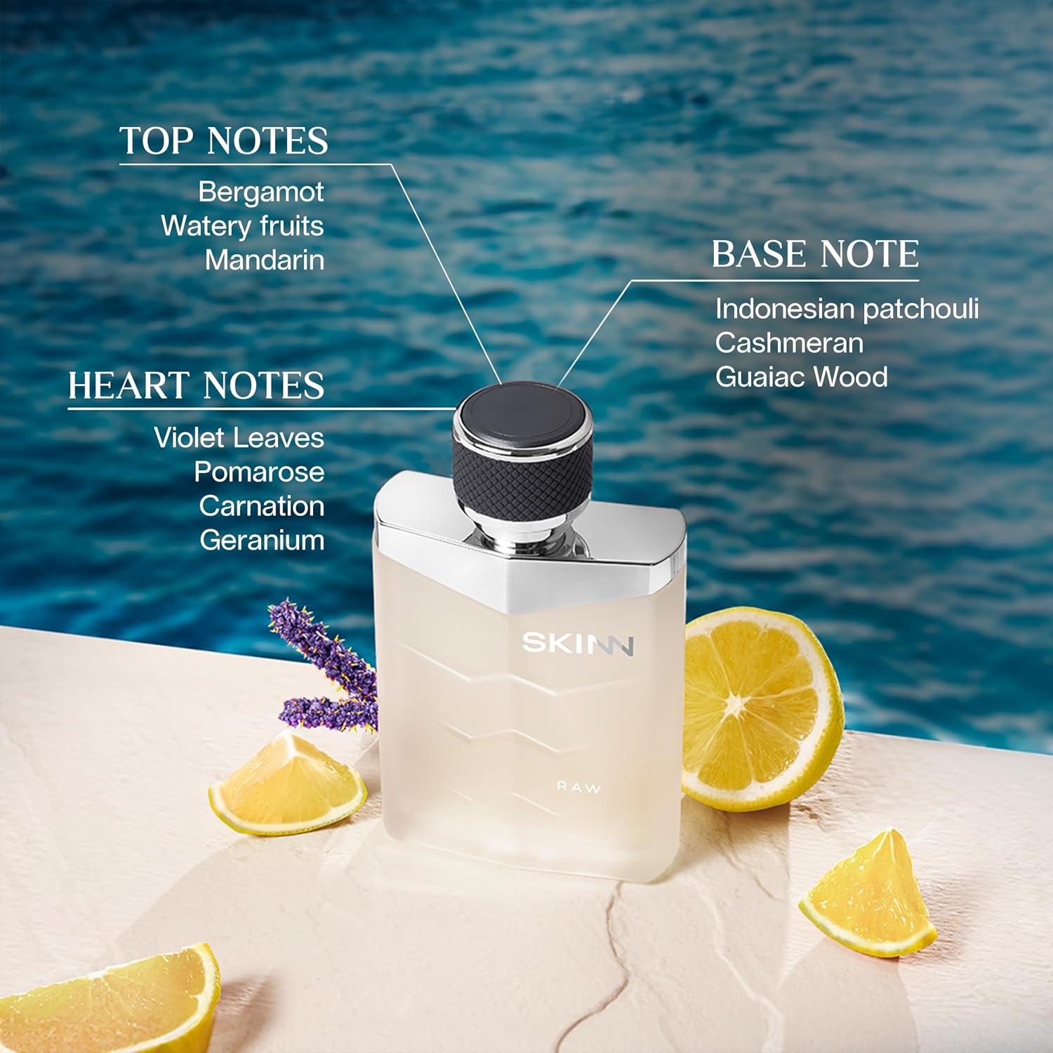 Skinn By Titan | Raw Perfume - 50 Ml | Perfume For Man | Gift for Men | Premium Fragrance | Grooming Essentials | Long Lasting Smell for Men |Fresh, Woody, Spicy | Eau De Parfum