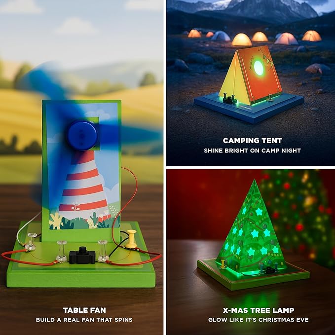 Einstein Box Ultimate Electricity & Science Kit | Science Project Kit | Electric Project Kit | Electronic Circuits | Electric Circuit Kit | Toys for Kids Ages 8-15 Years | Science Experiment Kit