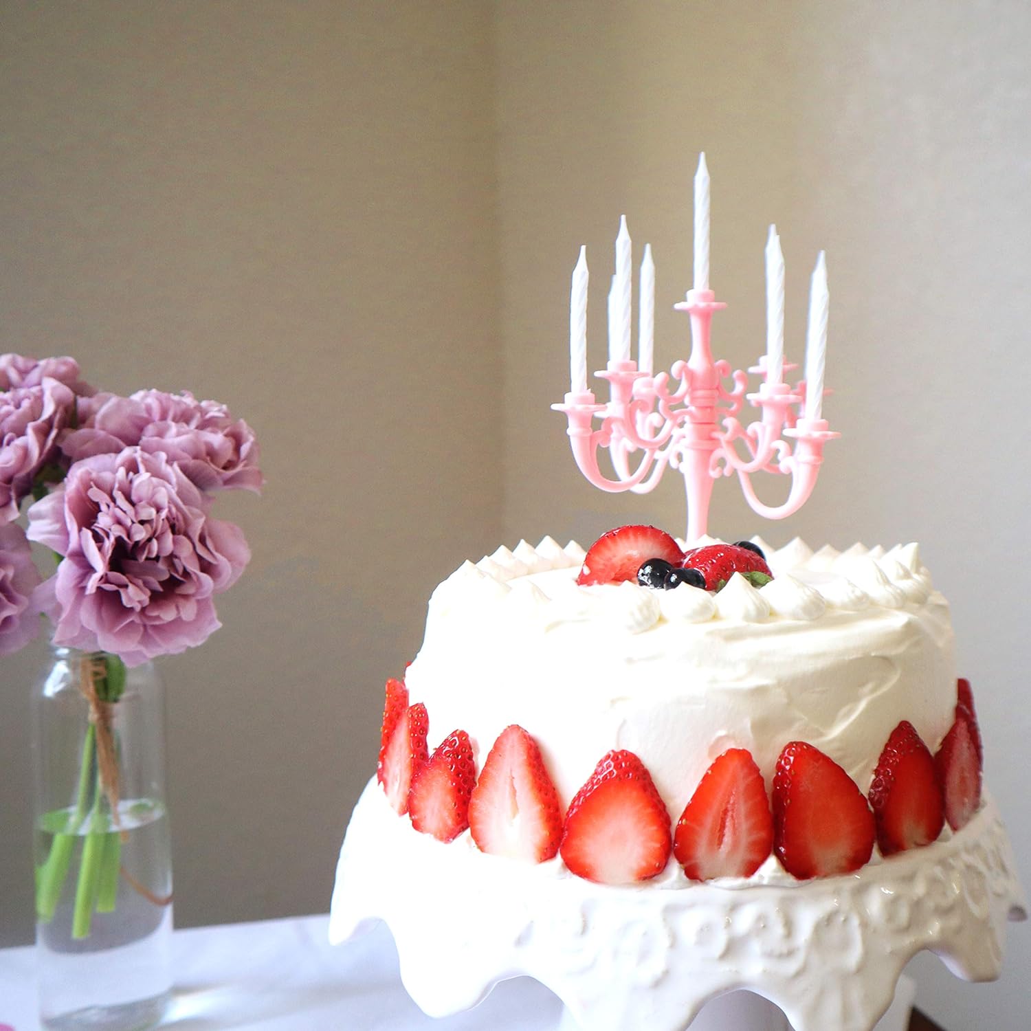 Luxury Birthday Candle Set | Elegant Cake Toppers & Holders for Parties and Proposals - Springkart 