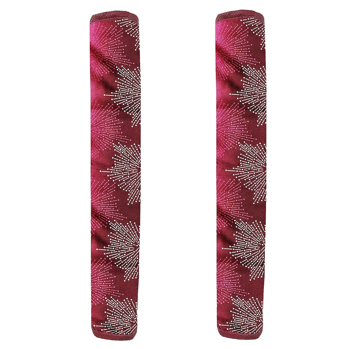 Fridge Cover Handle Cover Polyester High Material Cover For All Fridge Handle Use ( Set Of 2 Pcs ) Multi Design - Springkart 